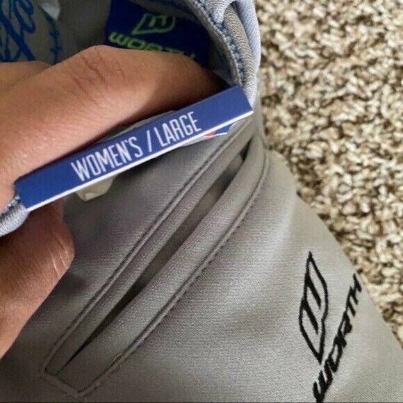 NWT Worth Gray Softball Pants Capri Length Large - Picture 4 of 8